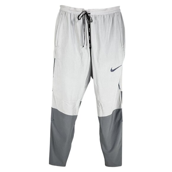Nike Men L Dri-Fit Swift Slim Fit Reflective Jogger Pants Gray Gorpcore Athletic - Picture 1 of 16